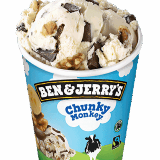 Ben & Jerry's Chunky Monkey 465ml.