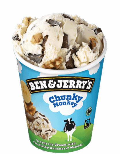 Ben & Jerry's Chunky Monkey 465ml.
